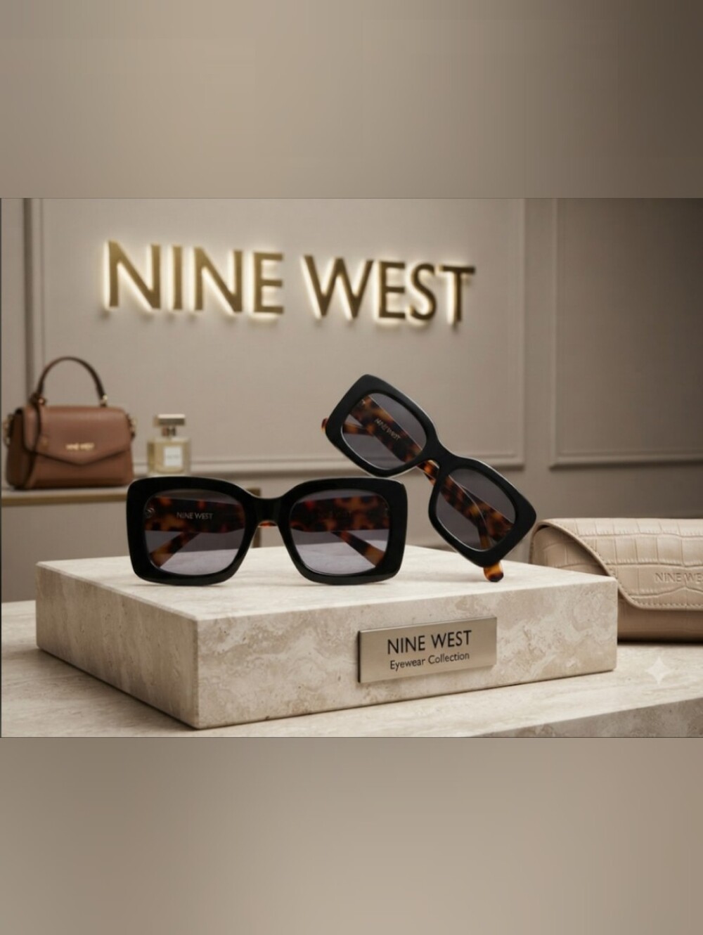 NWOT Chic Nine West Statement Sunglasses